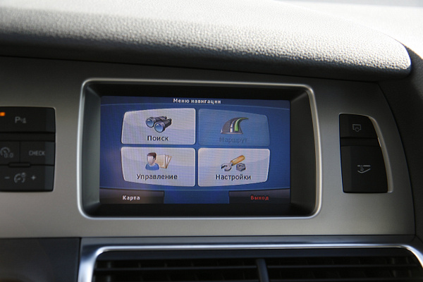Сенсорная навигация на Audi